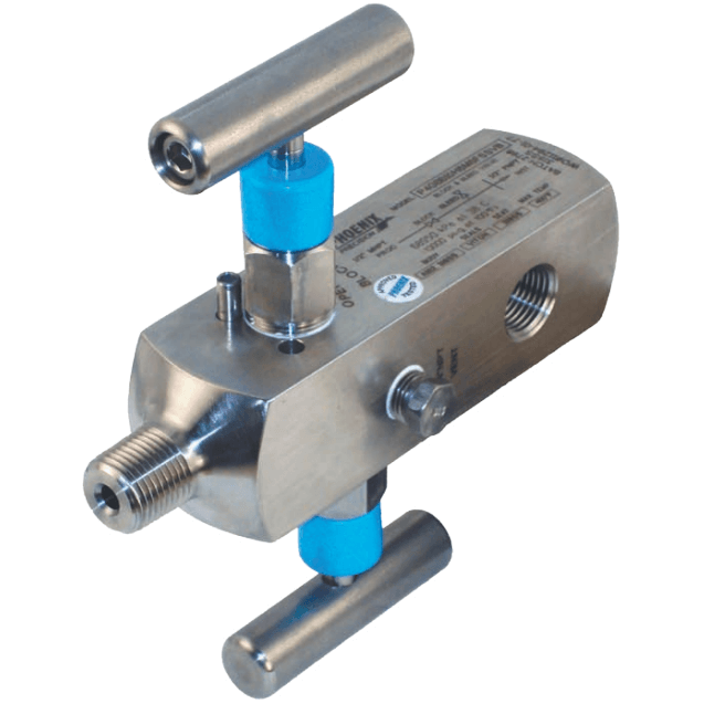 Phoenix Precision P4GBB Block and Bleed Gauge Valve